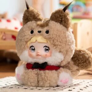 Chestnut Coco Nommi Sitting Zoo Series Small Plush for Easter Basket